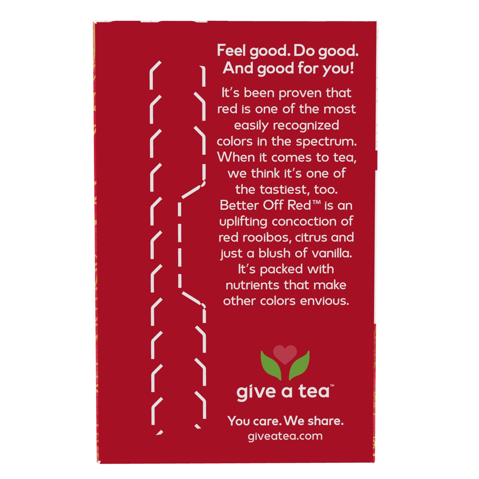 NOW Foods Give a Tea™ Better off Red™ 24 Count (Pack of 1), Brew: Red Brown