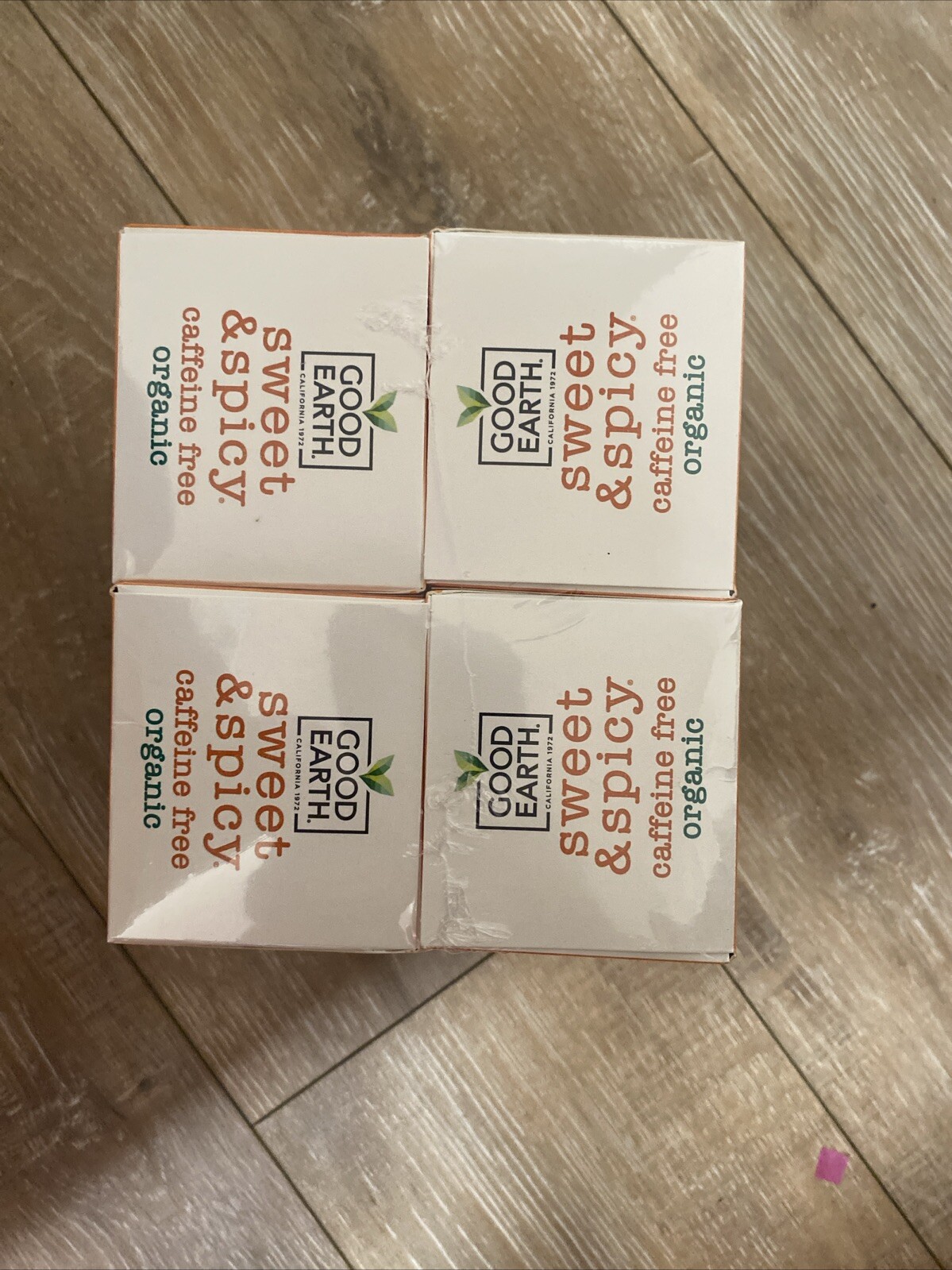 Good Earth Sweet & Spicy Organic Caffeine Free 4-Pack