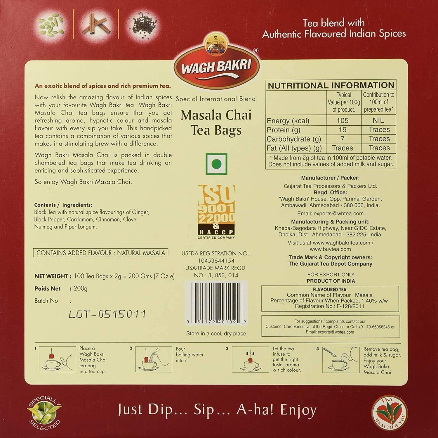 Masala Chai 100’S (Pack of 2)