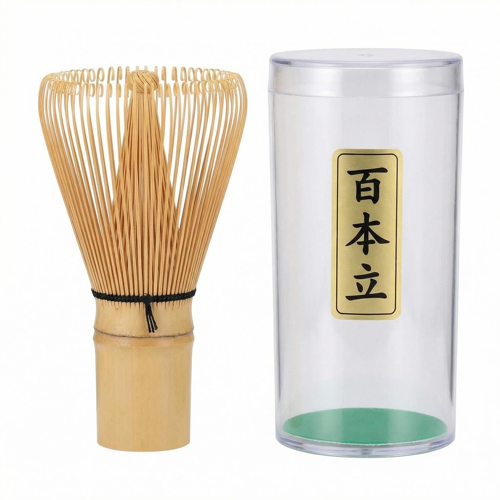 Matcha Whisk Set – Handcrafted Traditional Japanese Chasen with 100 Prongs fo…