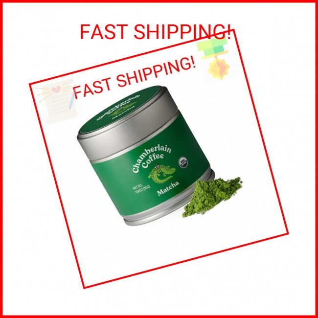 Chamberlain Coffee Ceremonial Matcha Green Tea Powder – First Harvest – Japanese