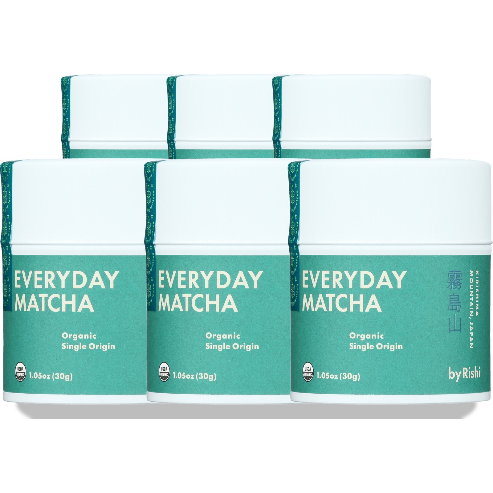 Rishi Organic Everyday Matcha Green Tea Powder 1.05 Oz Chocolate 6 Pack