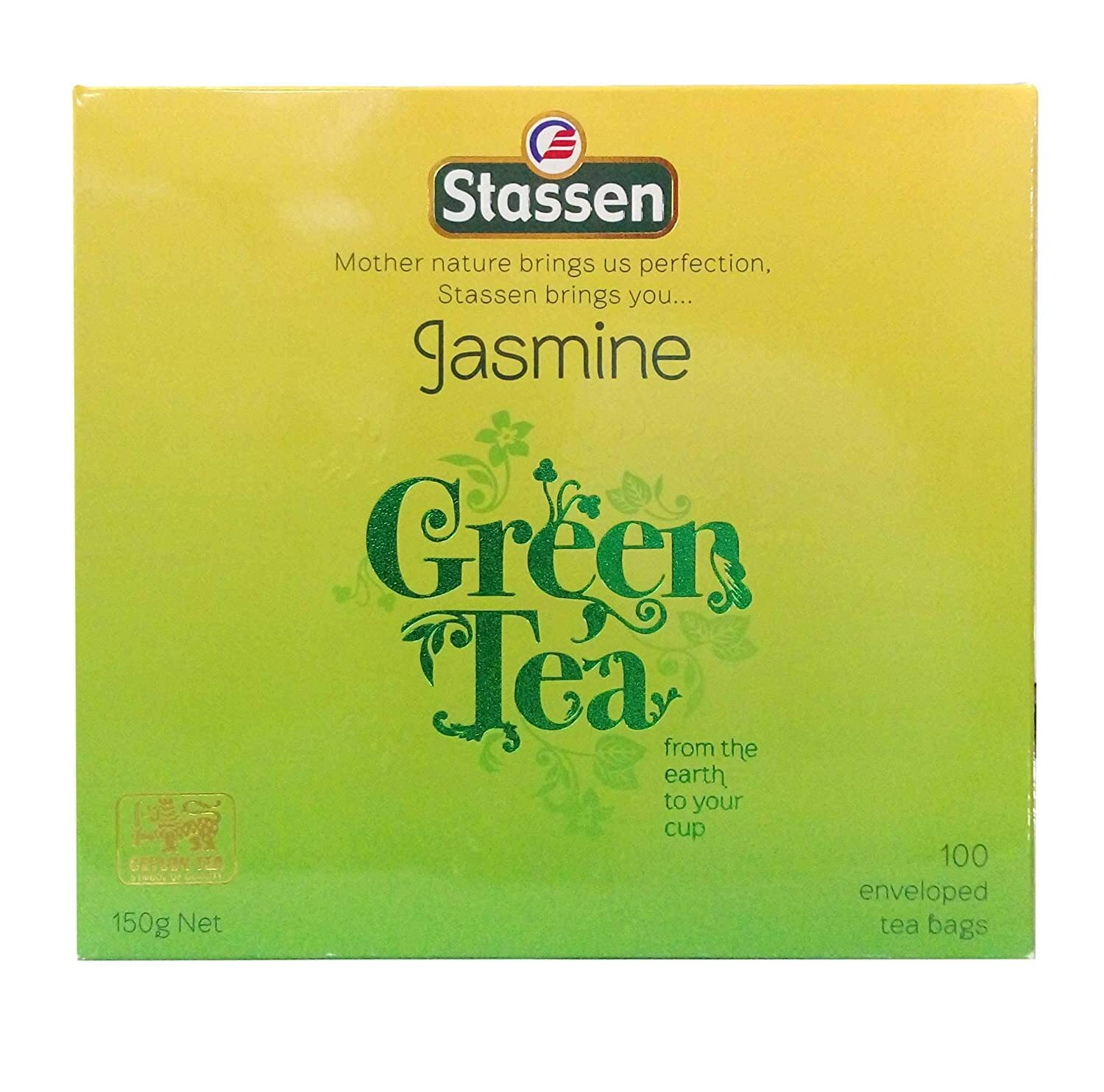 Stassen Jasmine Green Tea 100 Tea Bags