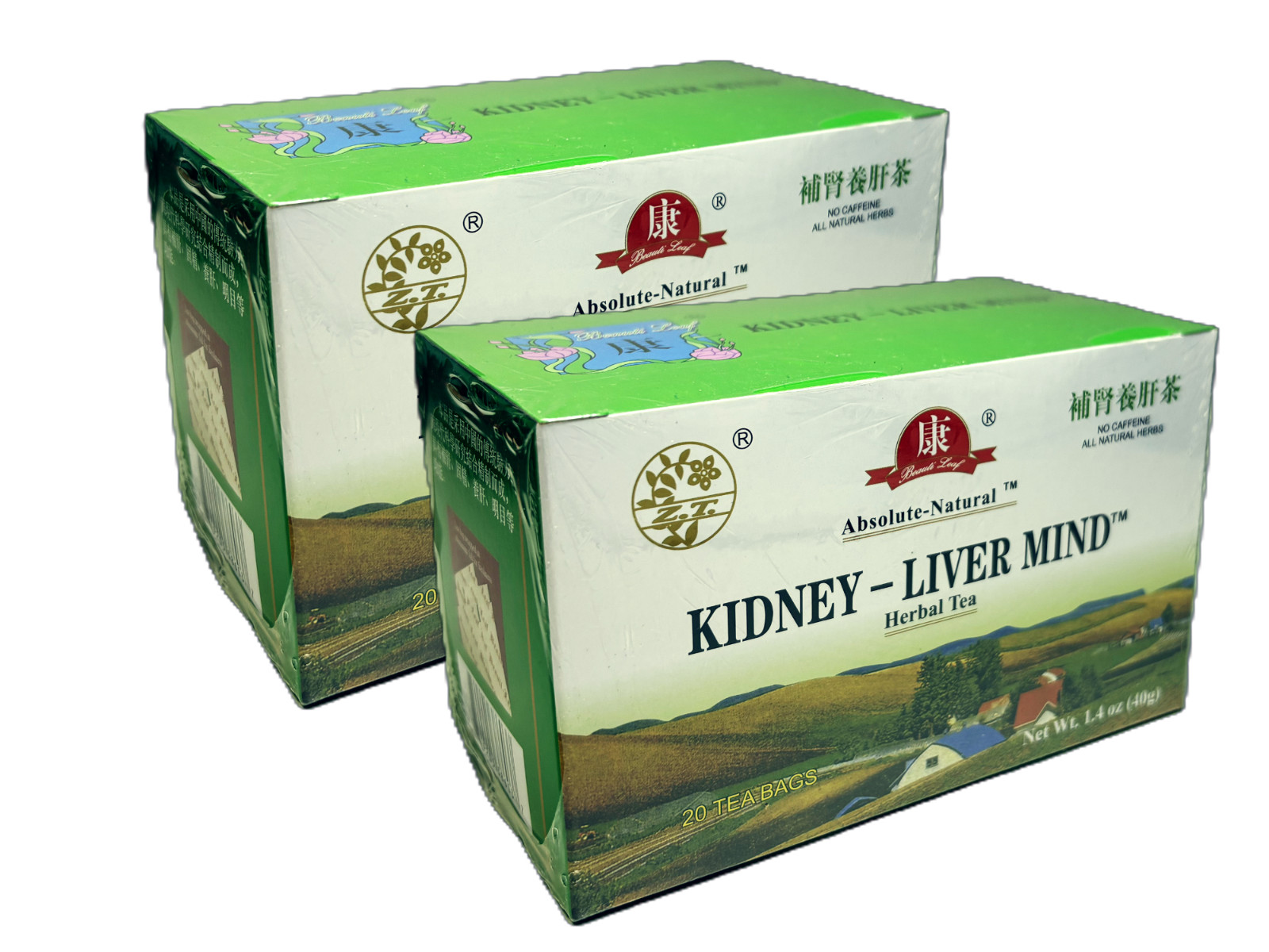 Kidney Liver Mind Herbal Tea (20 tea bags/Box) – Pack of 2