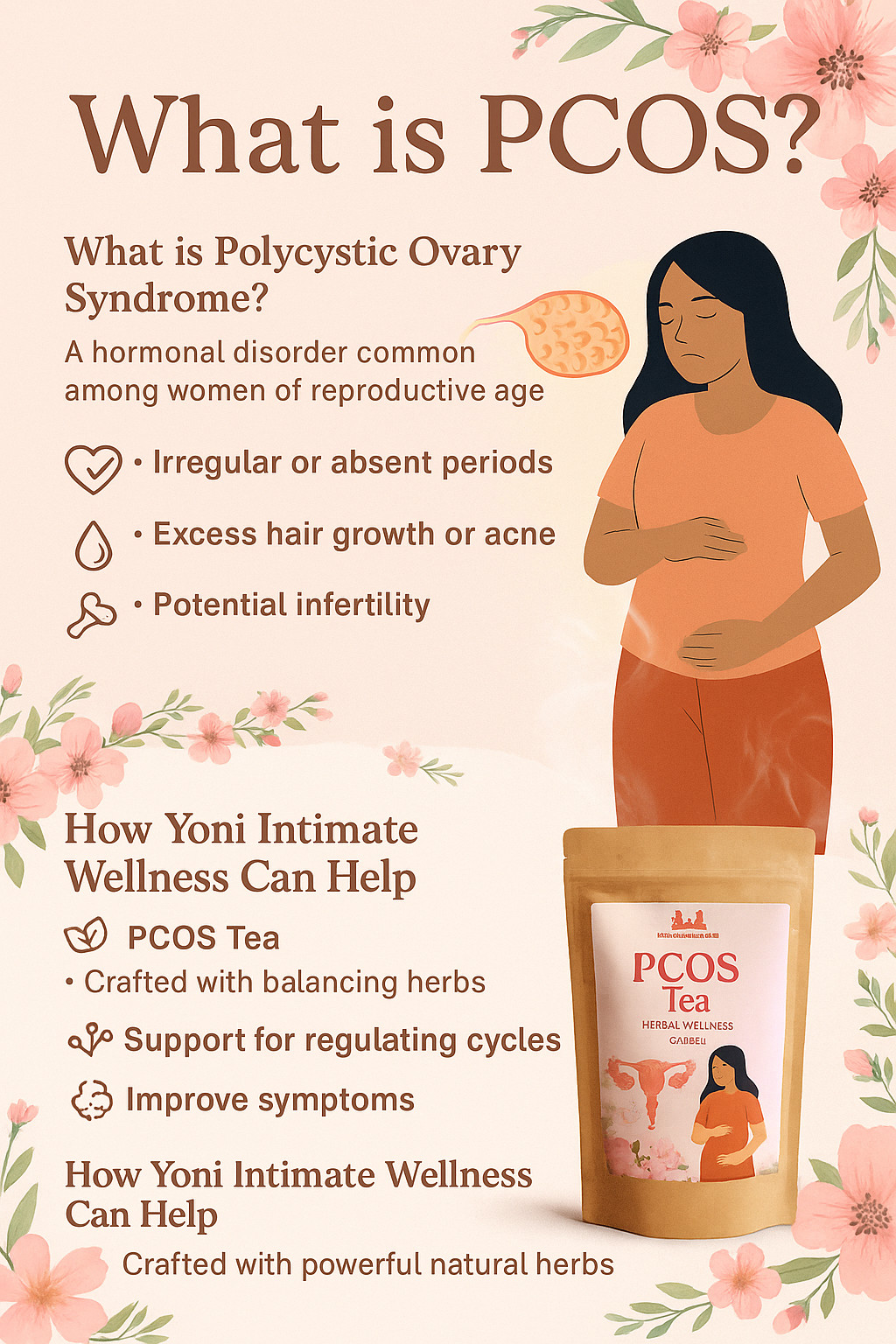 Hormone Balance Tea for PCOS – Reduce Cysts, Irregular Periods & Acne