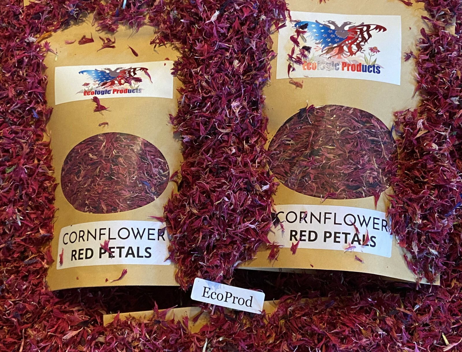 Cornflower Petals, White, Red, Purple, Blue European Natural 1-16 oz. Free Ship.