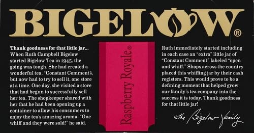 Bigelow Raspberry Black Tea 20 Bags