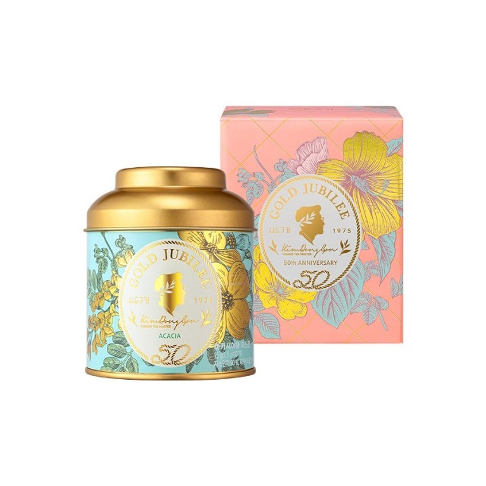 Korean Acacia Jasmine Oolong Tea 10 Pyramid Bags Gold Jubilee Premium