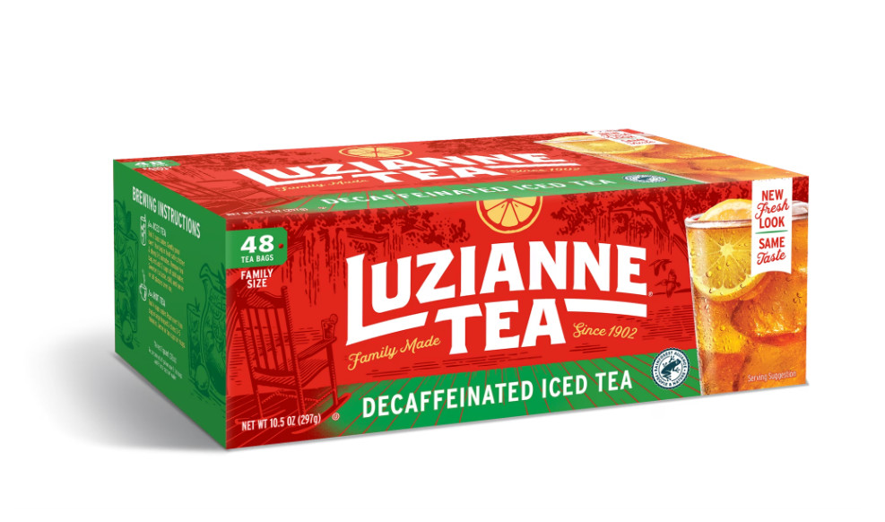Luzianne Decaffeinated Black Iced Tea Bags, 48 Count free shipping!!!