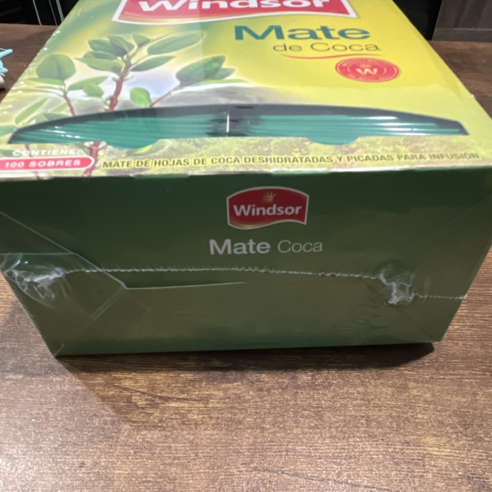 Windsor Mate de Coca Tea & Infusion Bagged Tea Bags Coca Flavor 100 Count 90g