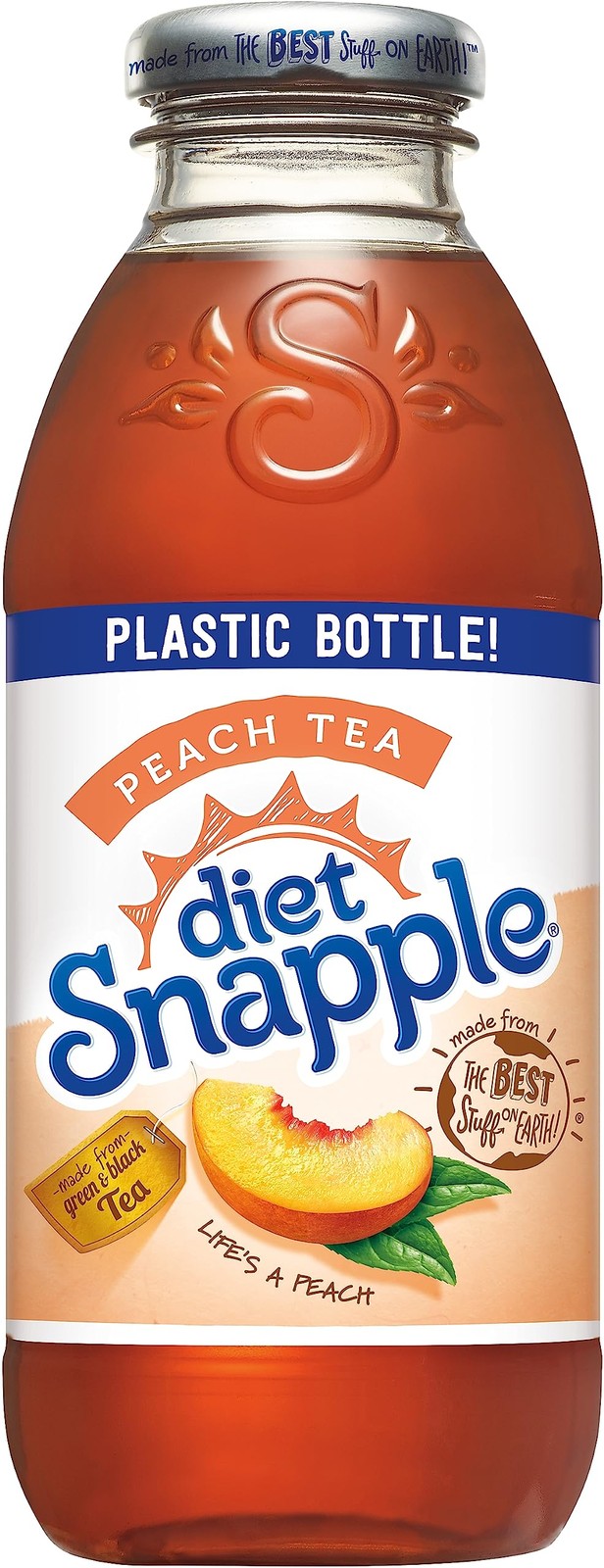 Snapple Diet Peach Tea, 16 oz., 12/Pack (10099496)