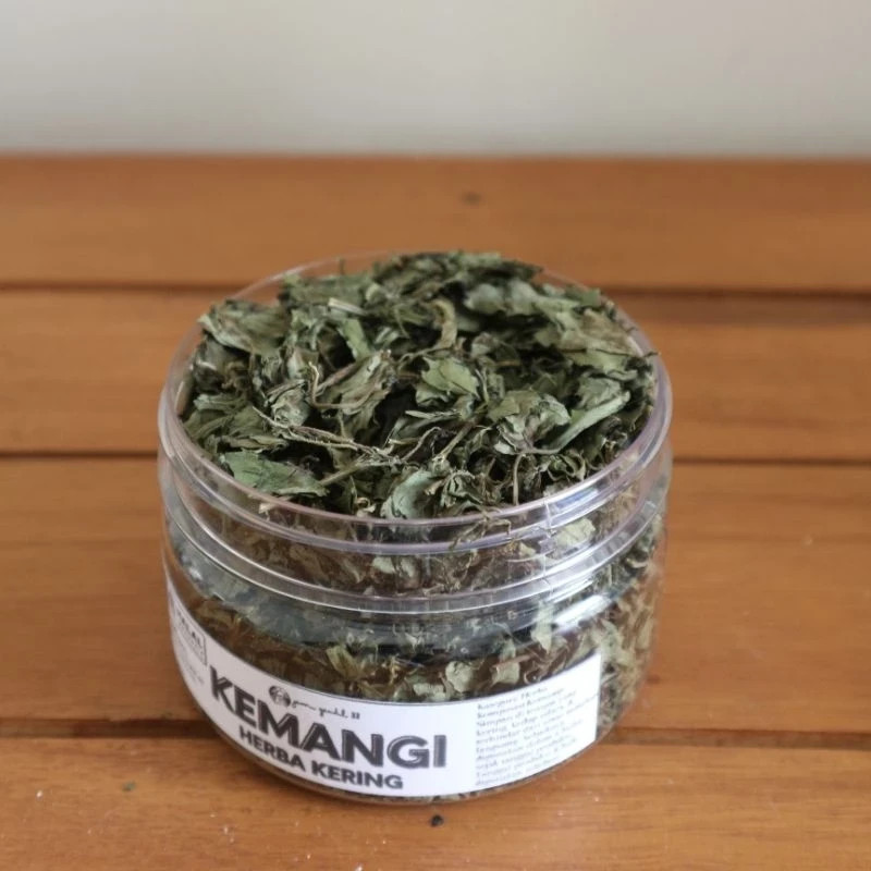Premium Dried Basil Leaves 25g | Herbal Tea & Culinary Use by Jamu Gendul 88