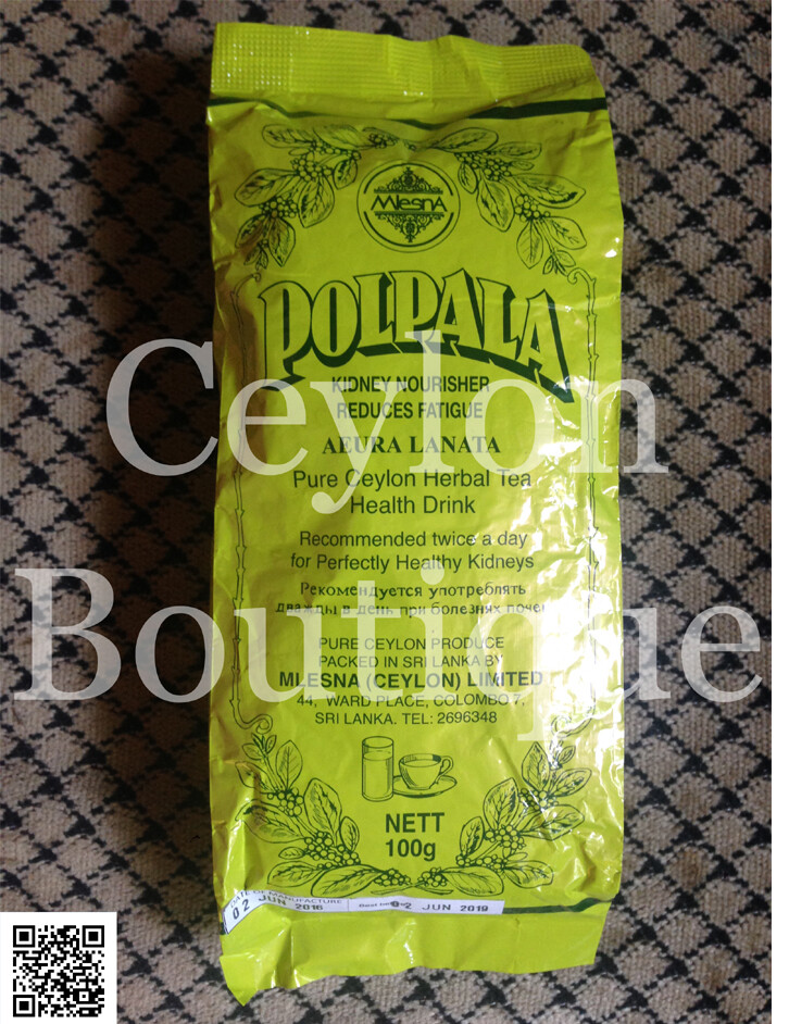Natural Polpala (Aerva lanata) pure Ceylon herbal tea 200g
