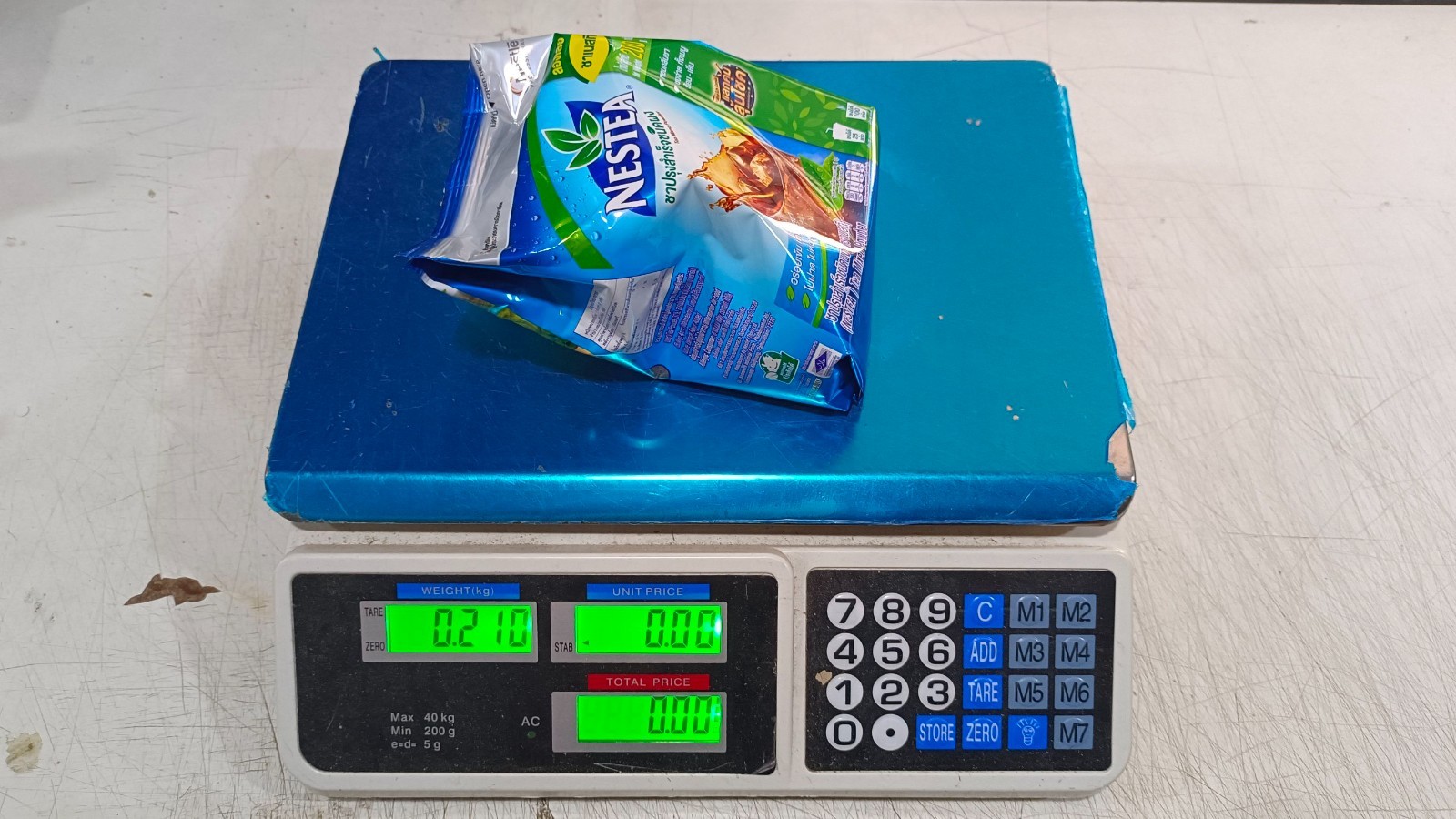 Nestea Unsweetened Instant Tea Drink Powder 100% Tea no Sugar, Big Size 200g x 6