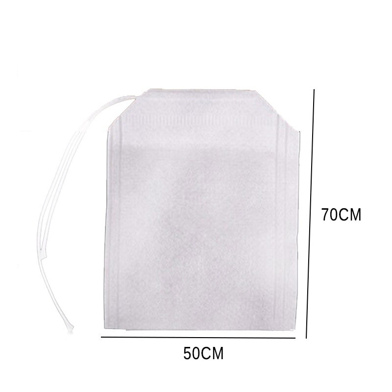 100Pcs Food Grade Tea Bags w/Heat Seal String, Non-Woven Disposable Filters for