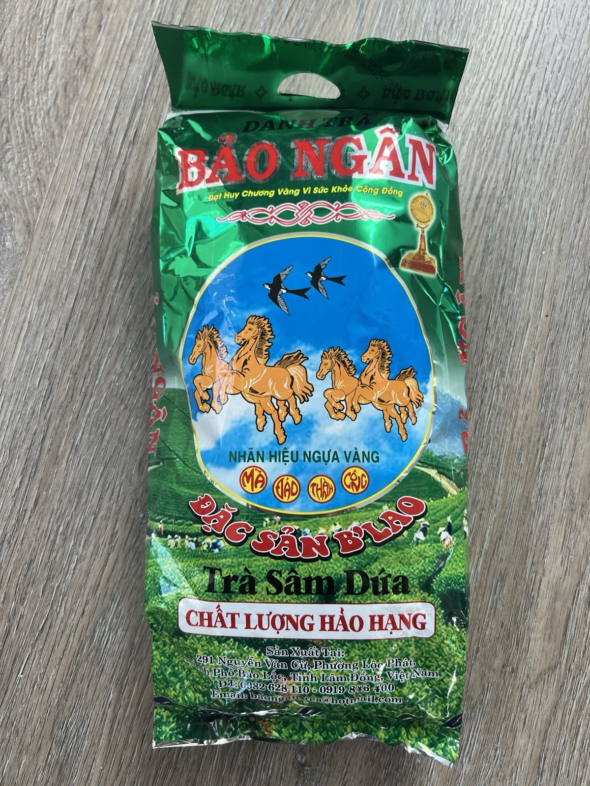 350g (12.3oz) Vietnamese Pandan Green Tea – Tra Sam Dua Bao Ngan from Vietnam