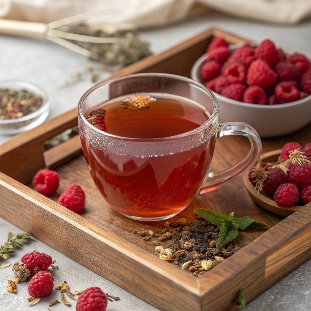 Organic Caffeine-Free Raspberry Leaf Tea – 100 Eco-Conscious Tea Bags