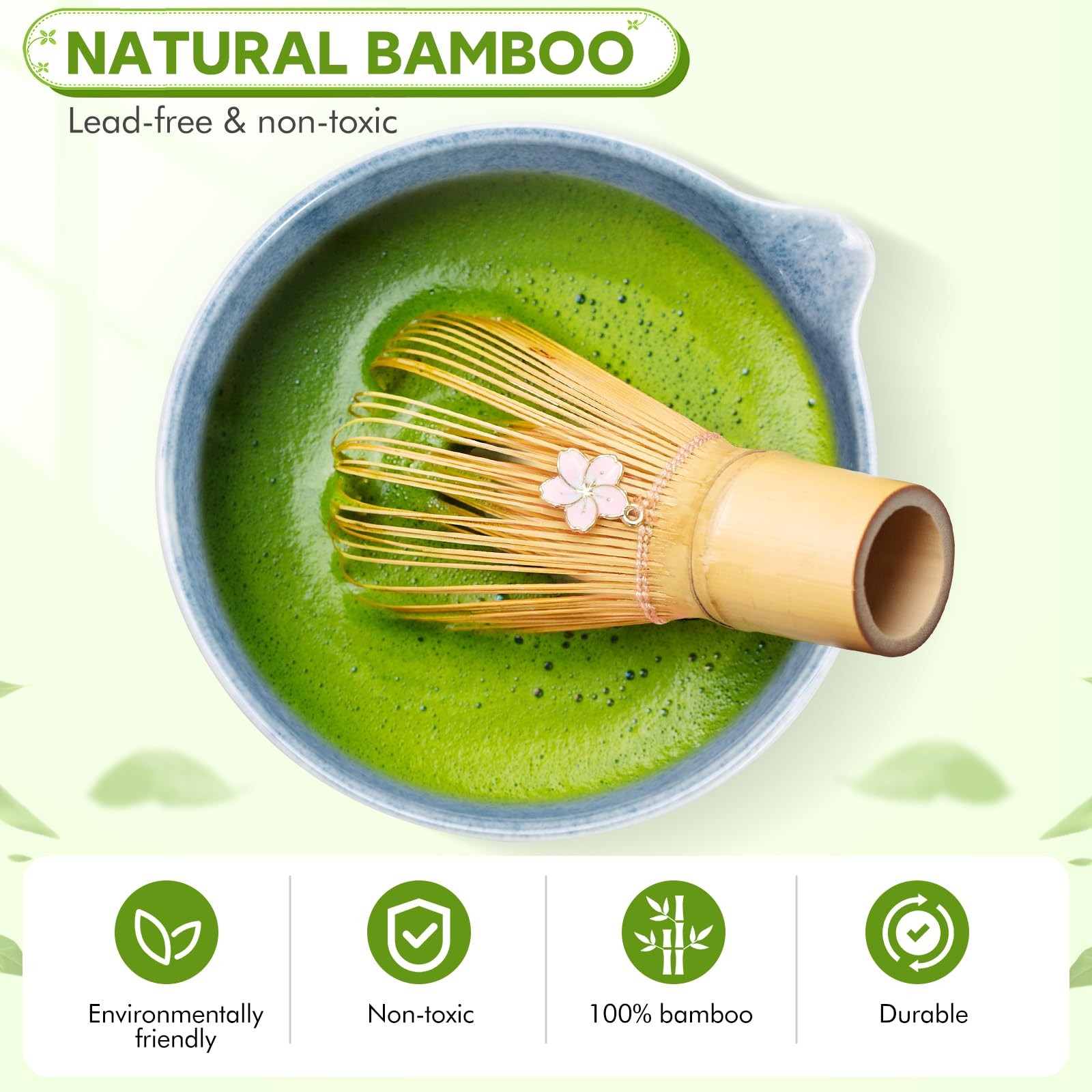8 PCS Matcha Whisk Set, Japanese Tea Set includes Matcha Bowl Tea Making Tool…