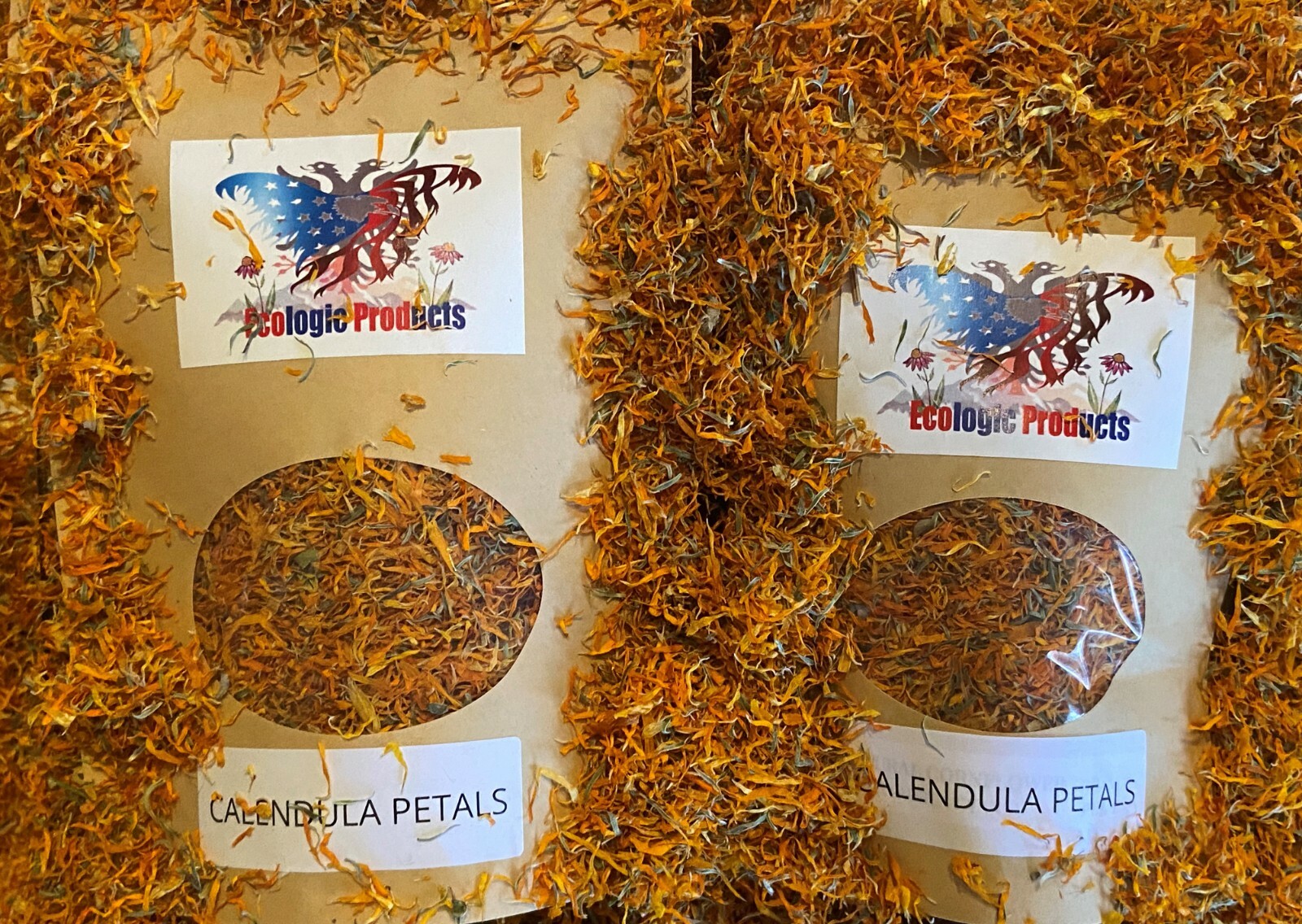 Calendula Petals or Whole, European Wild Harvested, Marigold, Free Shipping USA