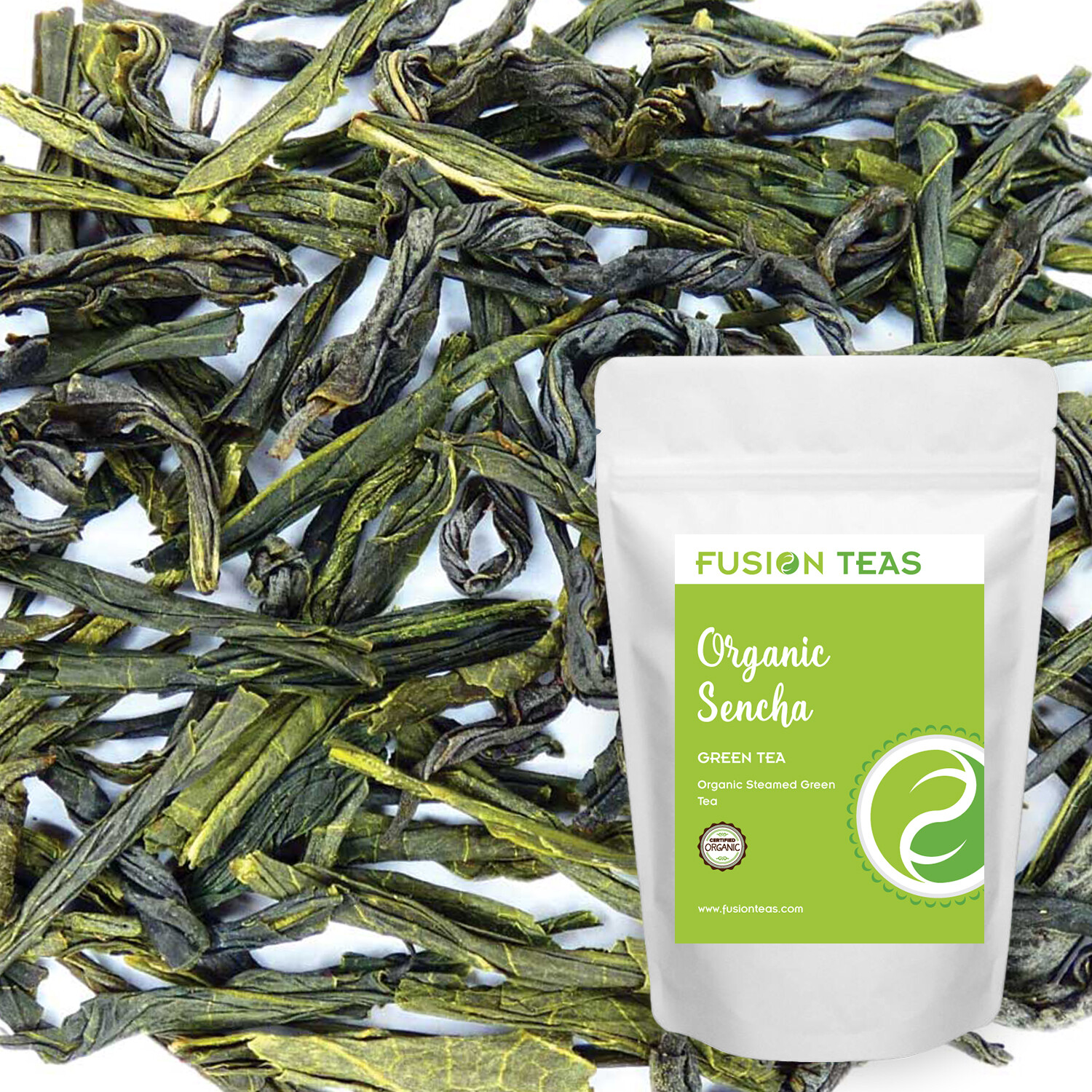 Sencha Green Tea – Organic Japanese Loose Leaf – Fusion Teas
