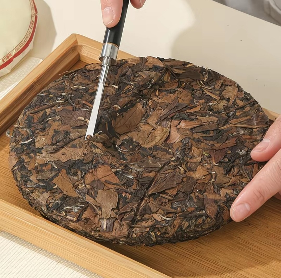 Ba Ma Tea Fuding White Tea Shou Mei 2022 Aged Leaf 357g Cake Premium Grade