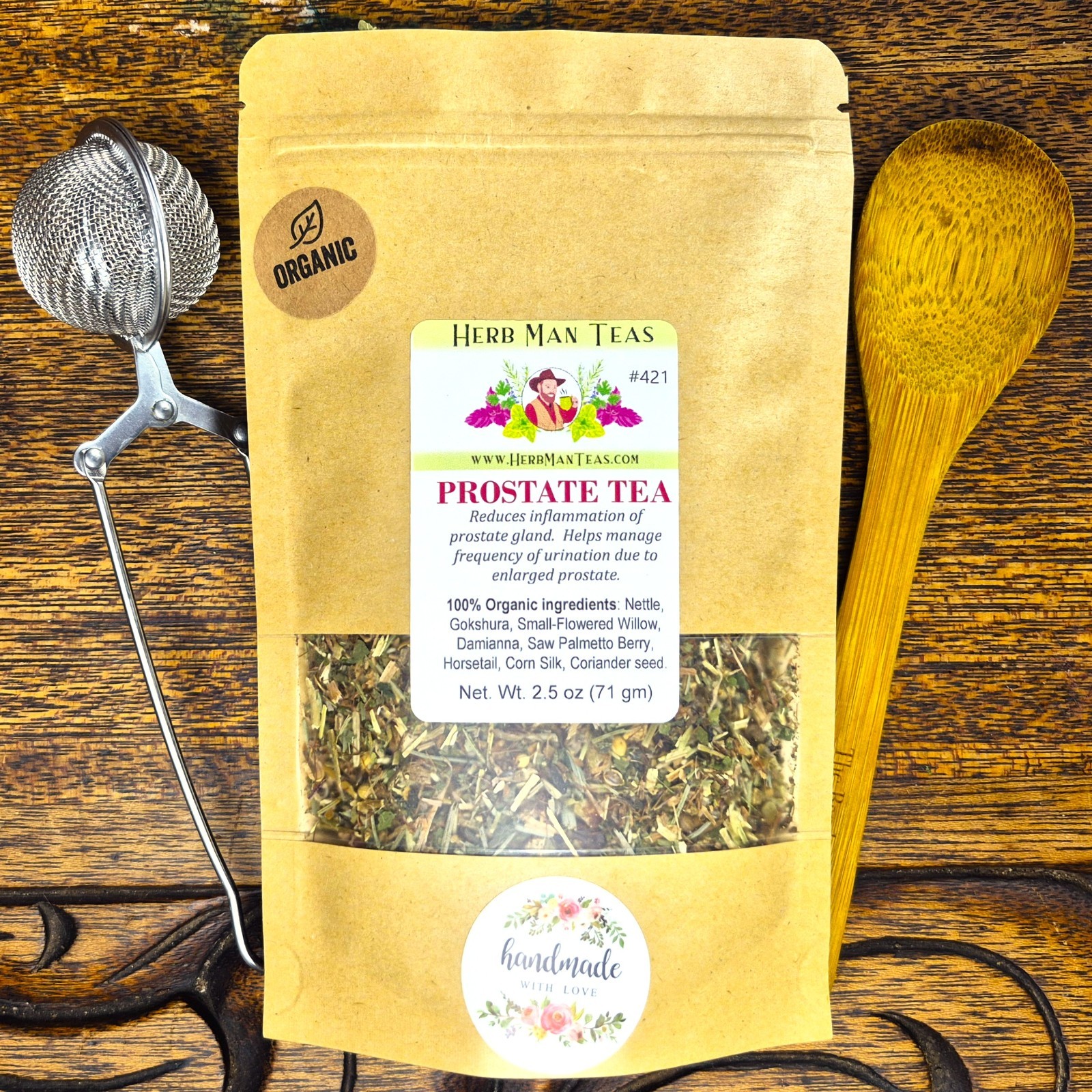PROSTATE TEA- Reduces inflammation of the prostate gland & frequent urination