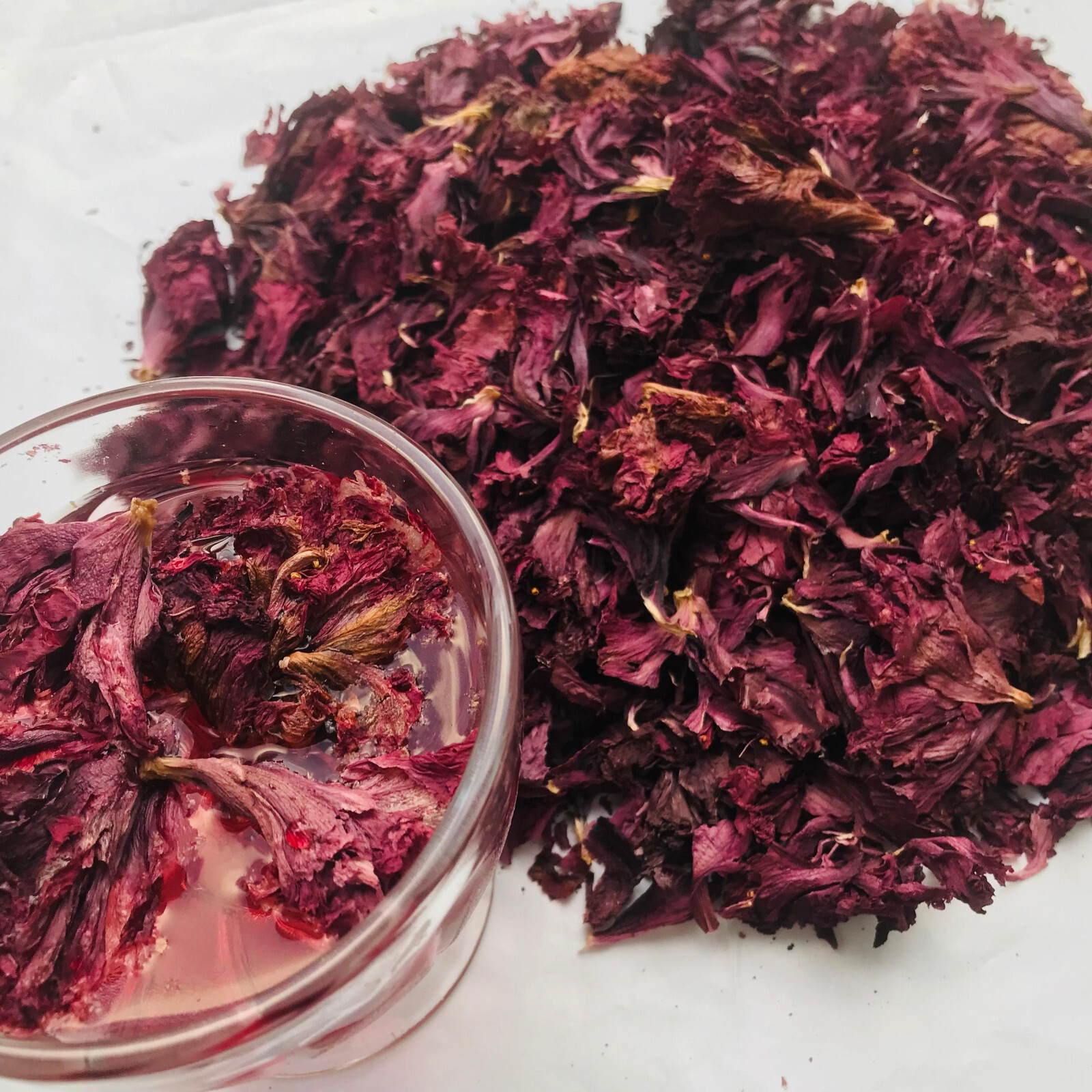 Ceylon Organic Dried Hibiscus Flowers Natural 100% Pure Premium Quality Herbal