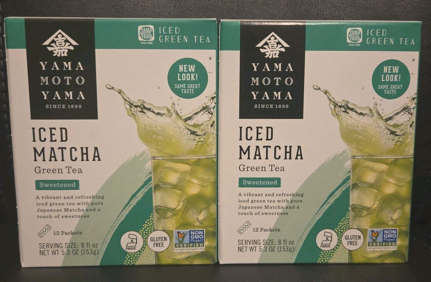 2 Box – Japanese Yamamotoyama Iced Matcha Green Tea Sweetened (24 Packets Total)