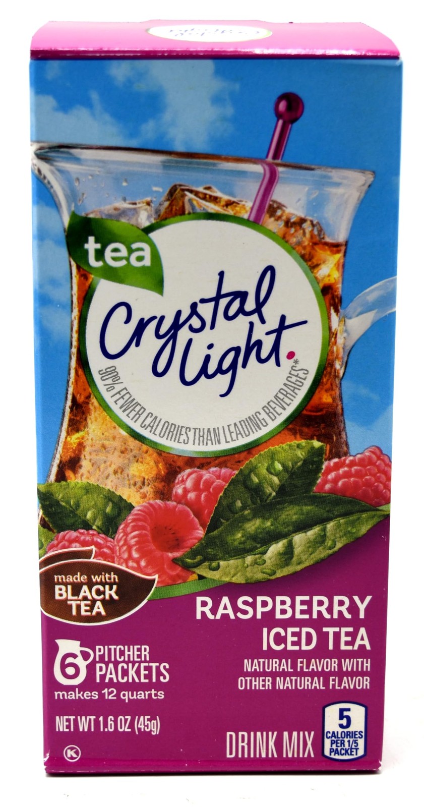 Raspberry Iced Tea, 12-Quart 1.6-Ounce Canister (Pack Of 2)