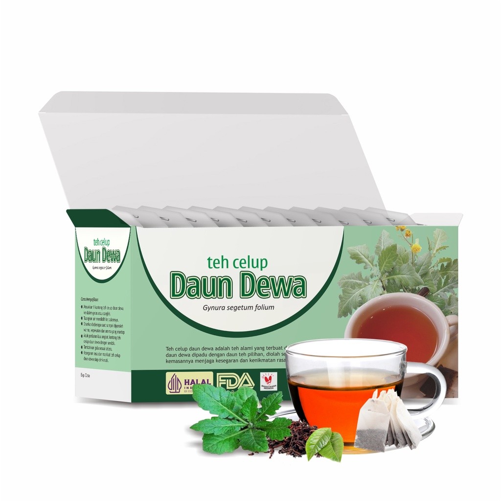 3x Daun Dewa Herbal Tea Bags 20x2g bundle 120g net 180g aroma ritual blend