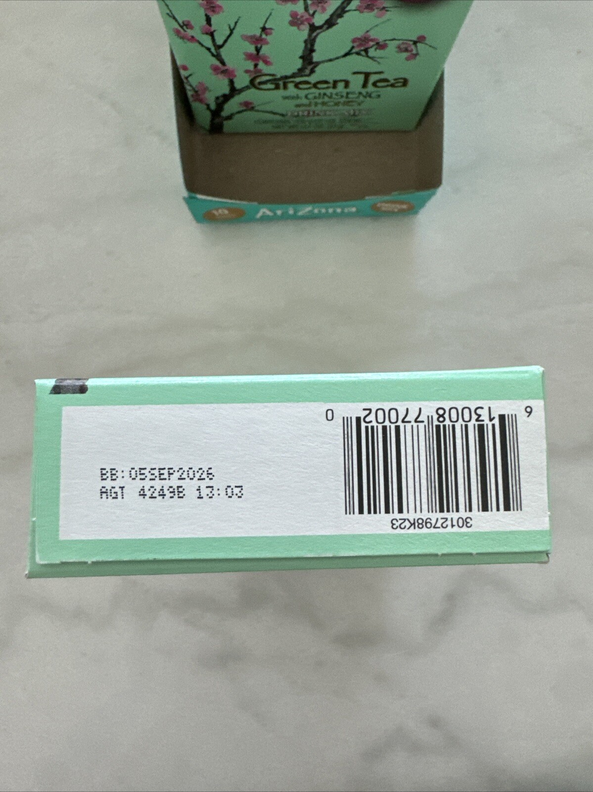6 Boxes Arizona Green Tea Drink Mix Zero Sugar, 60 Total Packets