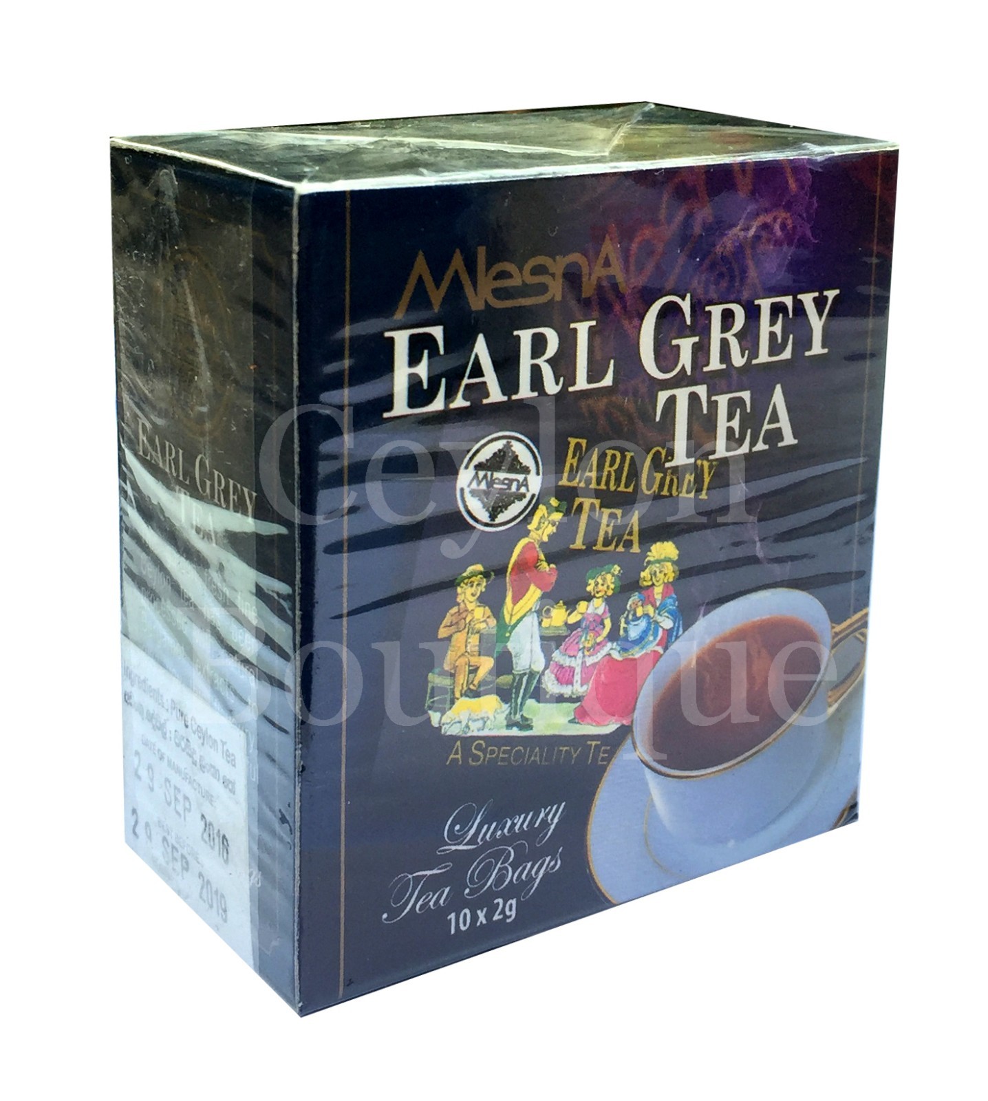 Mlesna Earl Grey – Ceylon Tea in Luxury 10 Tea Bags