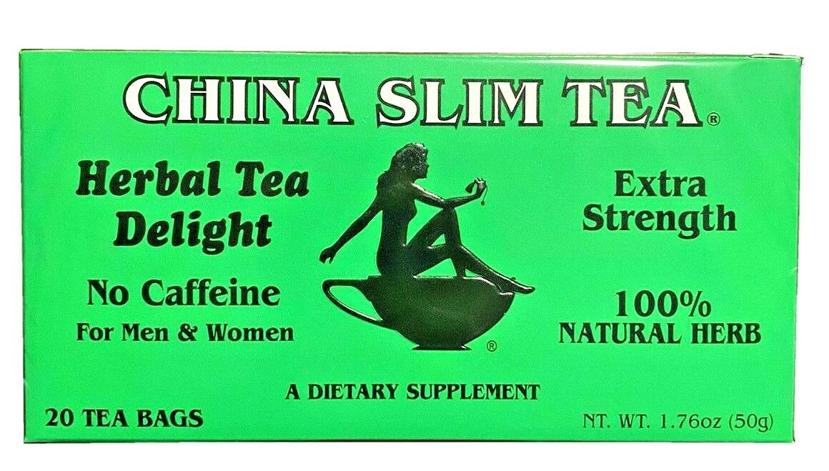 China Slim Tea Super Herbal Tea Delight Extra Streighth 20 Tea Bags/ 1.76 oz