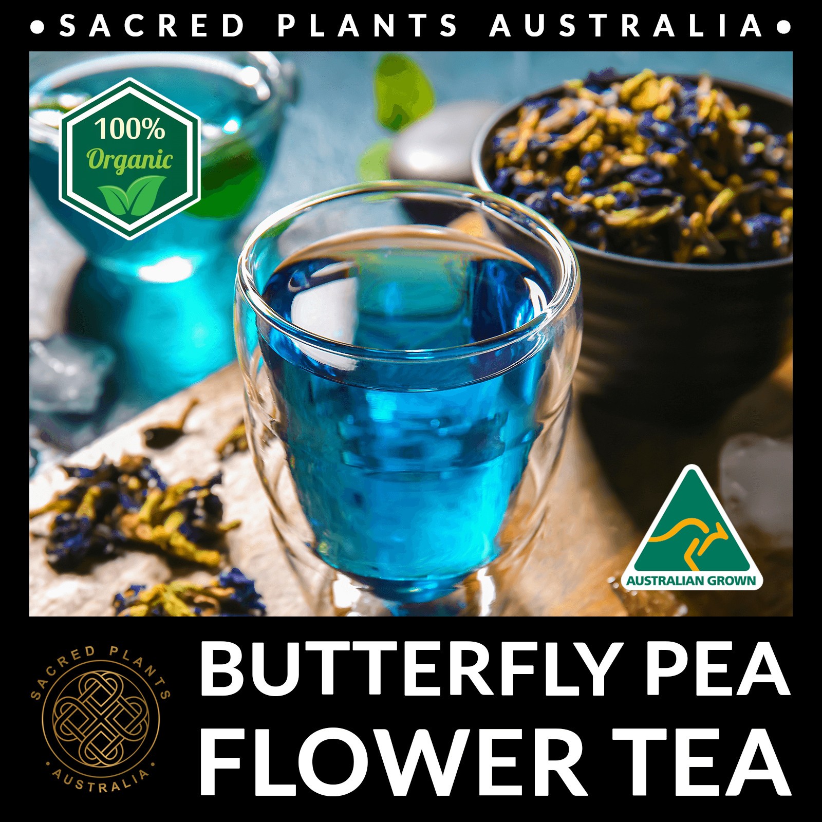 BUTTERFLY PEA Flower Tea 10g | Clitoria ternatea Loose Leaf Organic Natural
