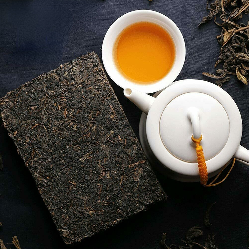 Anhua Baishaxi Yupin Fucha Dark Tea Brick Natural Herbal 318g