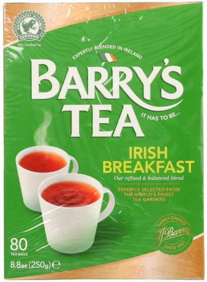 Barry’s Tea Irish Breakfast Tea Bags – 80 count (Pack of 3)