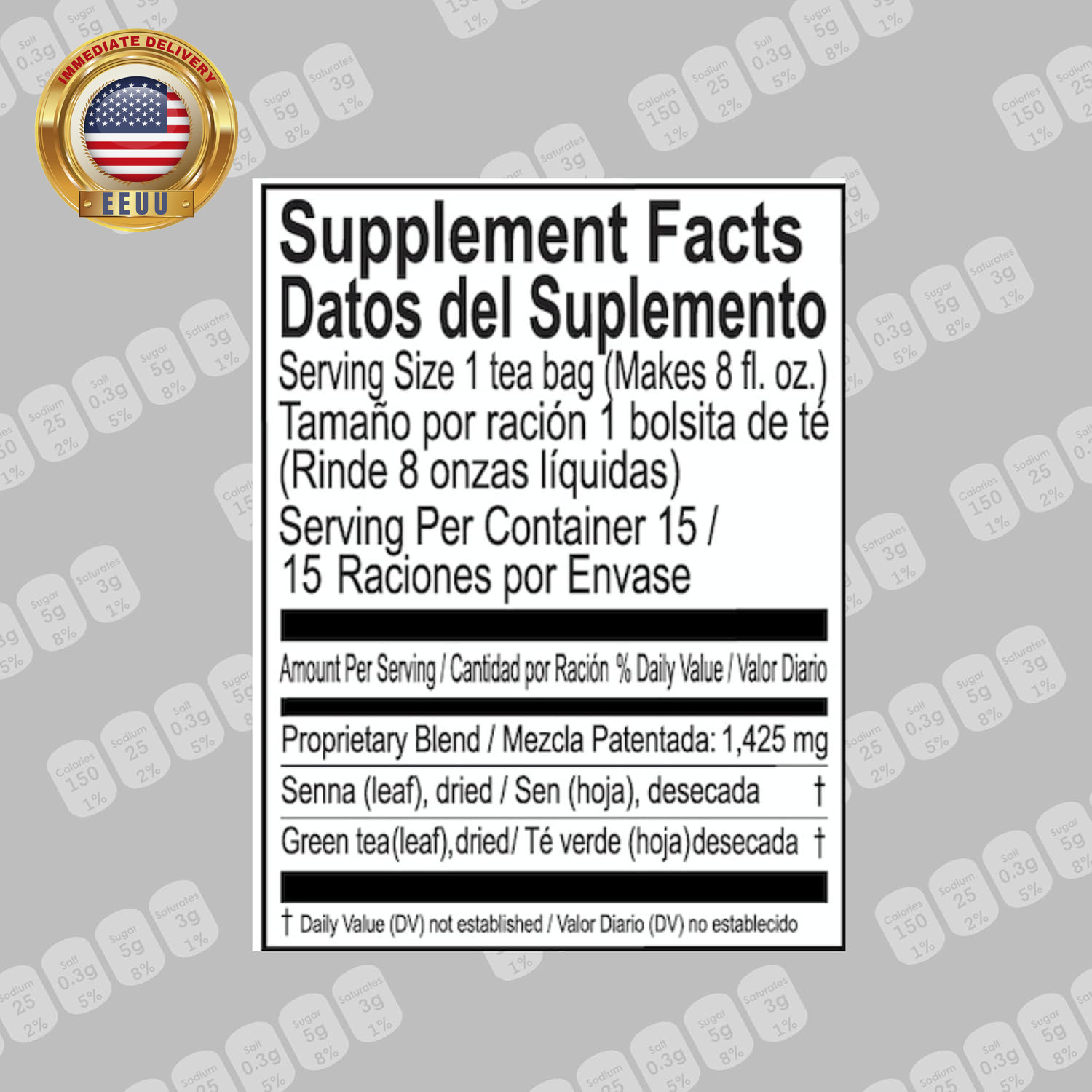 Loveeta Wellness Weight Loss Tea Blackberry – 15 Tea Bags (Gmo Free, Gluten Free