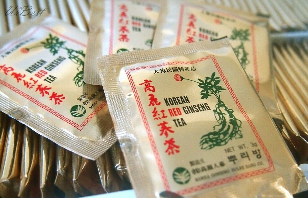 Anti Stress Fatigue Korean Red Ginseng Extract Ginseng Root Tea 3g x 50bags