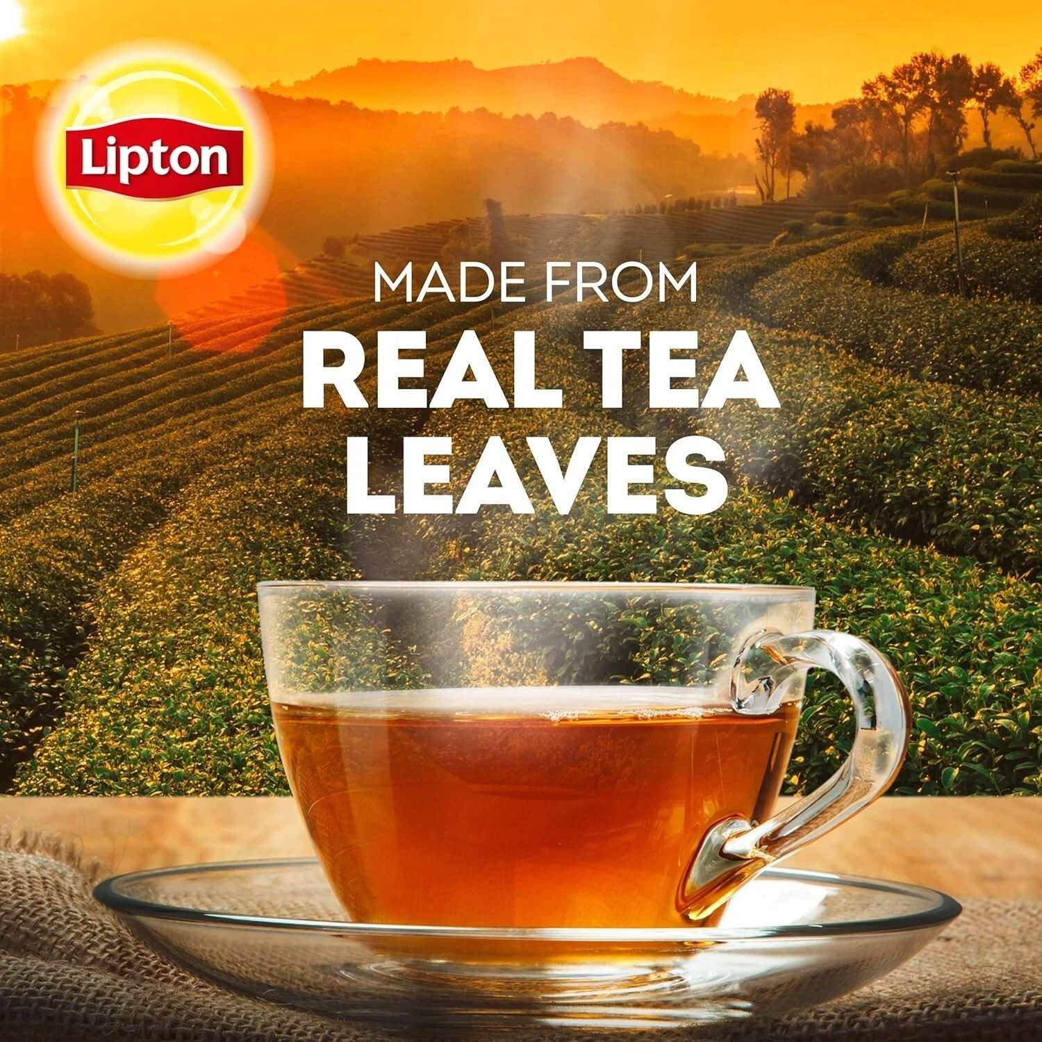 Lipton Tea Bags, Black Tea, Iced or Hot Tea, Can Support Heart Health, 100 Total