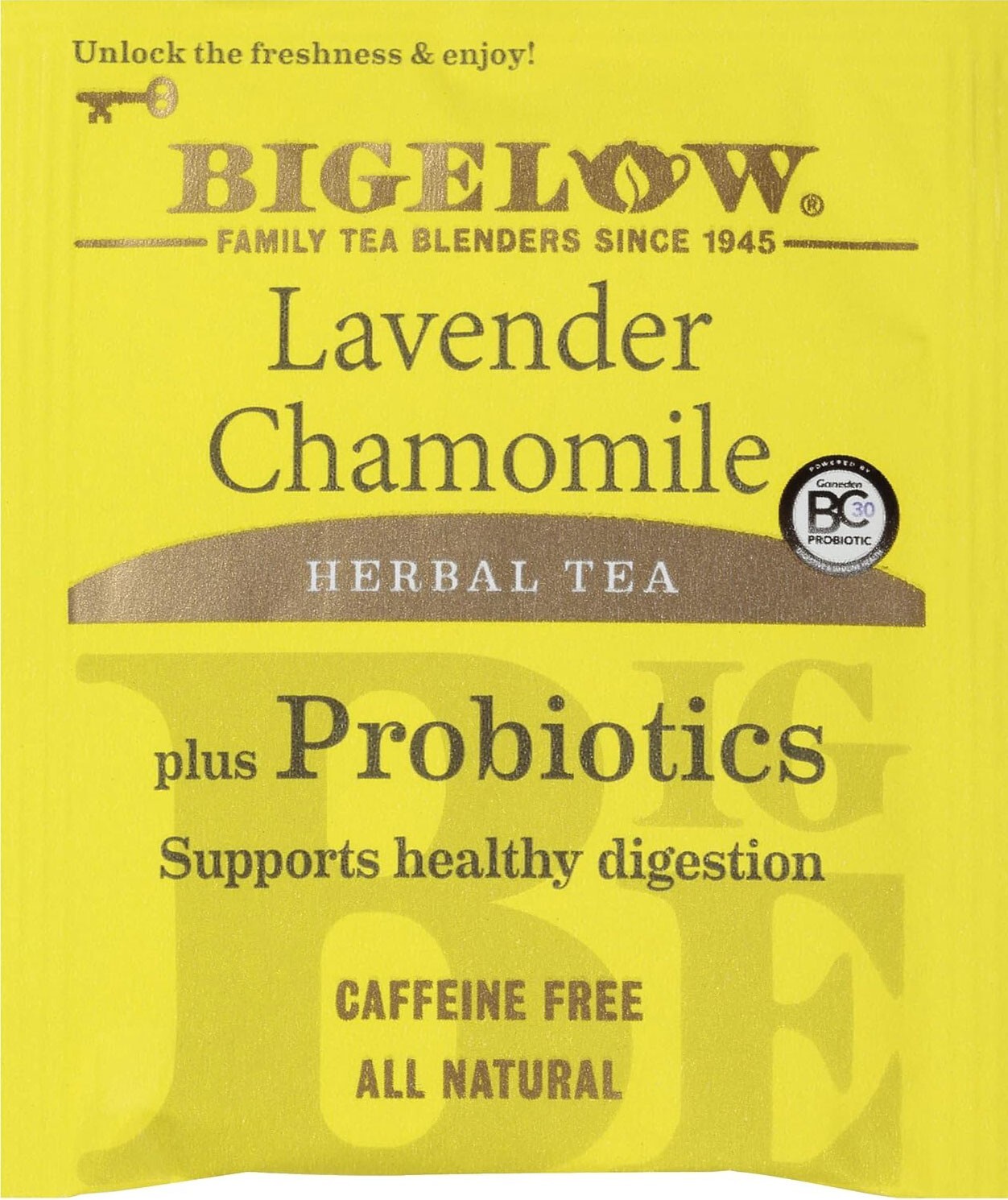 Bigelow Lavender Chamomile Herbal Tea – 18 tea bags