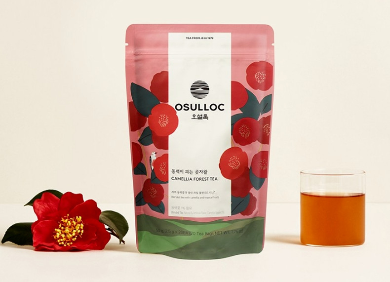 Osulloc Camellia Flower Tea 2.5g x 20 tea bags Camellia Flower Flavor