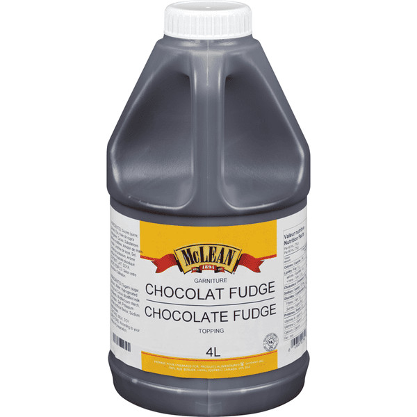 Mclean Topping Chocolate Fudge 4L/1gallon