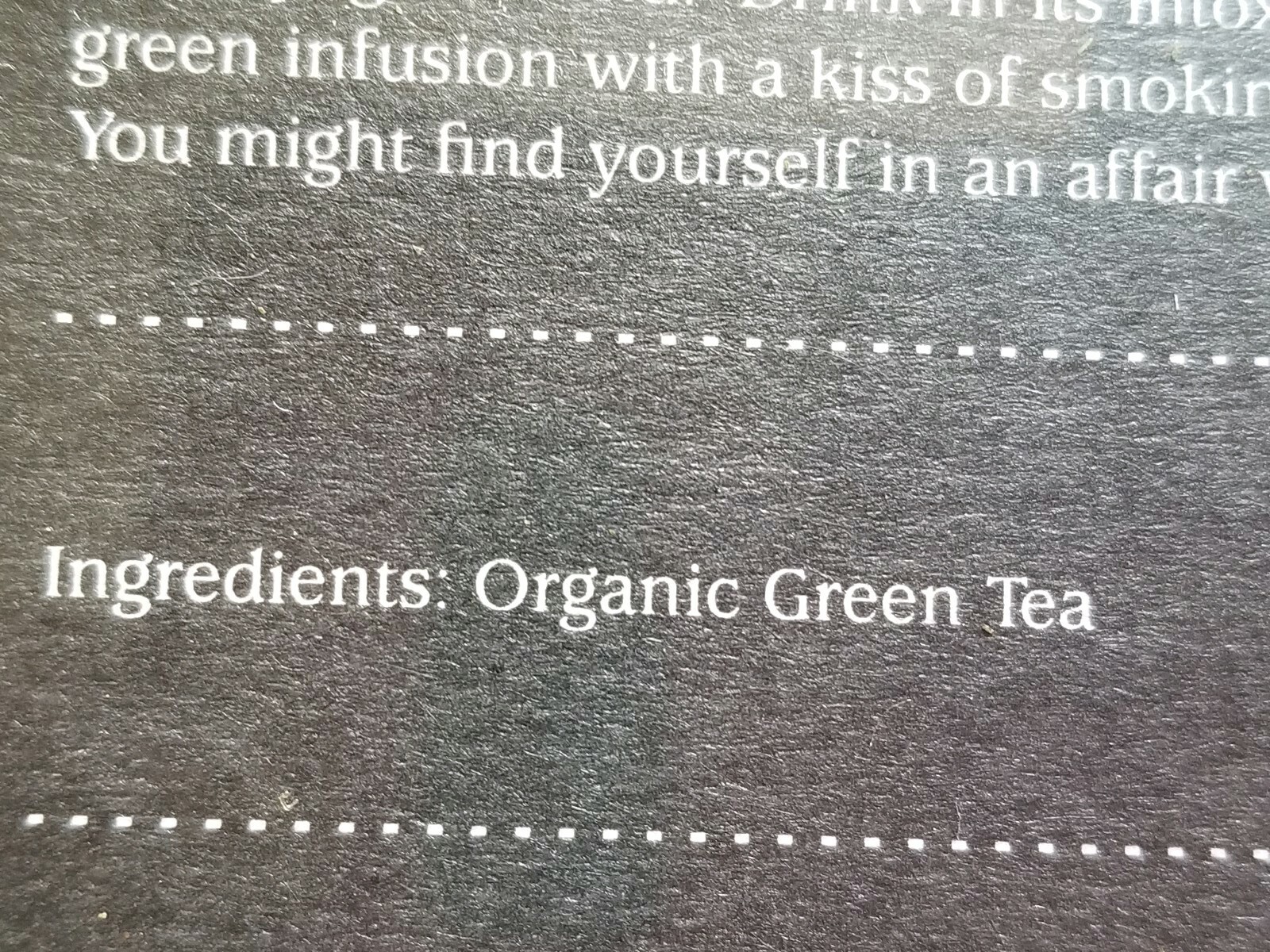 Cup of Life USDA Organic whole Leaf Green Tea, 12 Bags, EXP 3/2022,SEALED, New