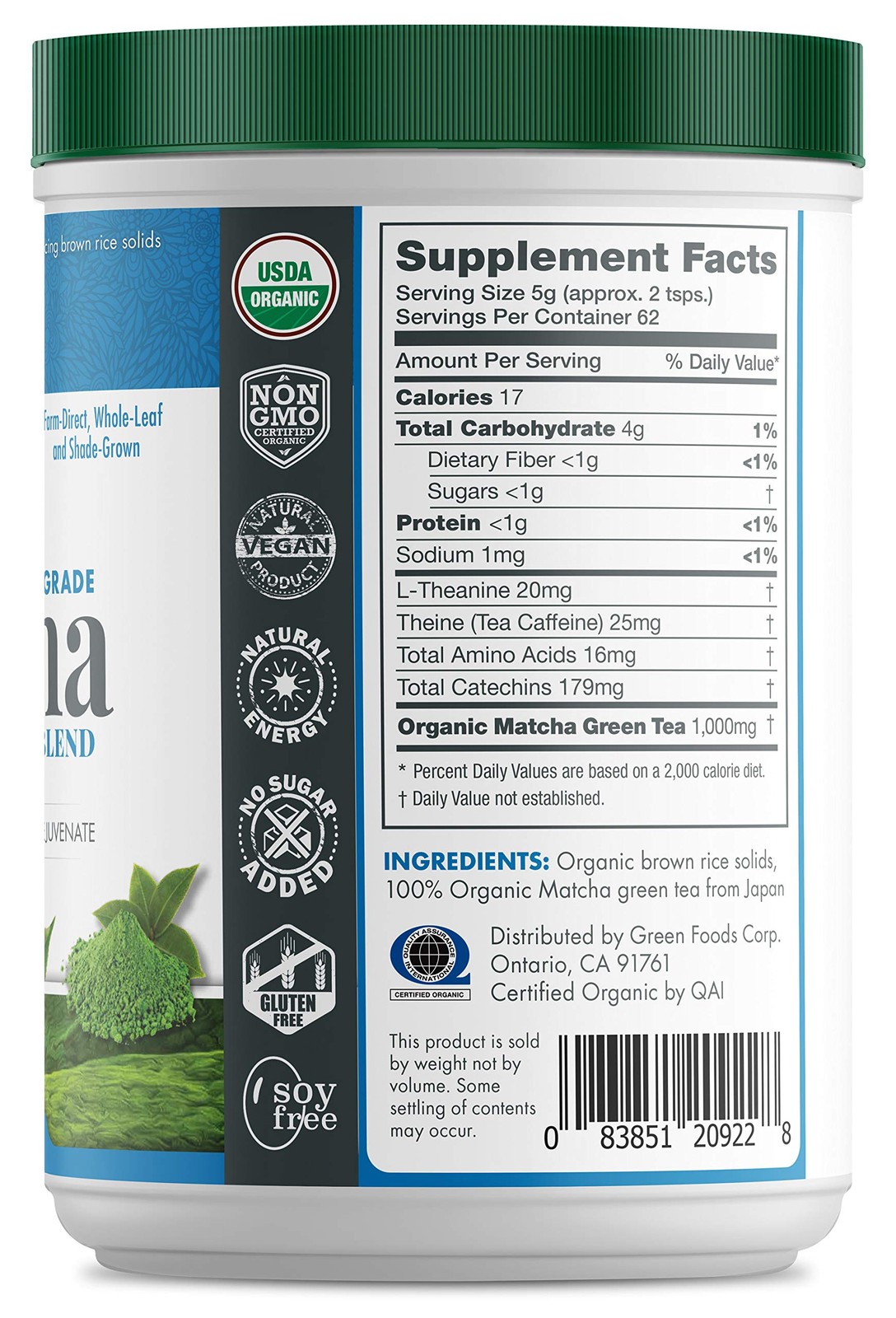 Organic Ceremonial Grade Matcha Green Tea 11oz – First Harvest, Farm-Direct