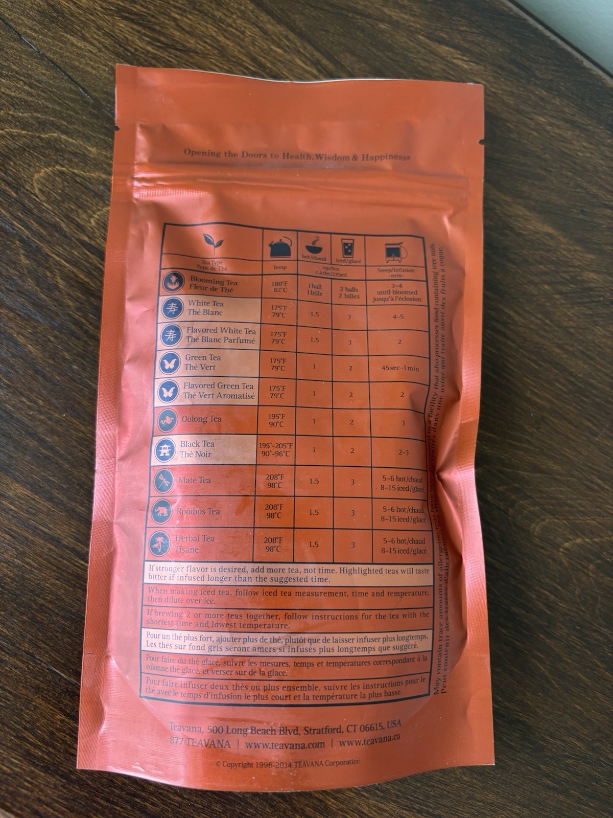 Teavana Black Tea Factory Sealed Flavor: Nine Dragon Golden Needle