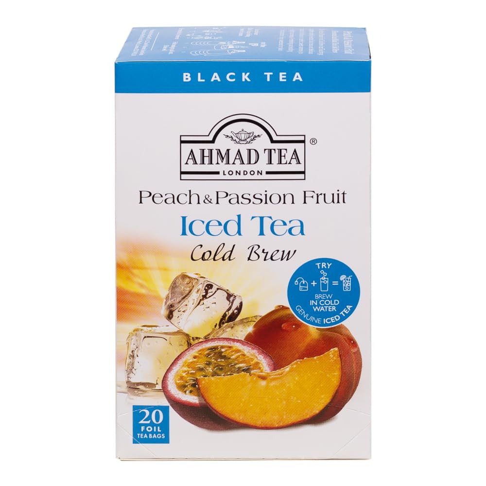 Green Tea, Cold Brew Lemon and Mint Teabags, Iced Tea, 20 Ct (Pack of 1) – Caffe