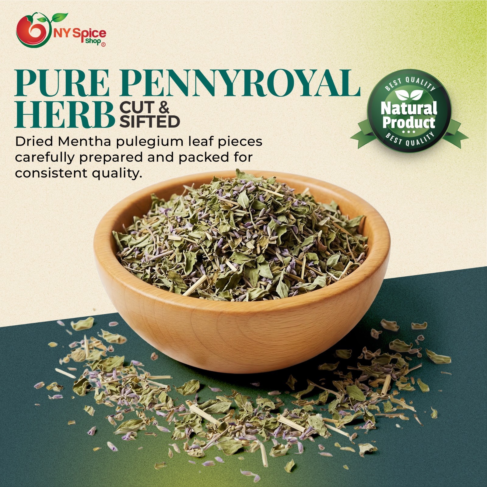 Pennyroyal Herb Cut & Sifted NY Herb Premium Quality FREE SHIP