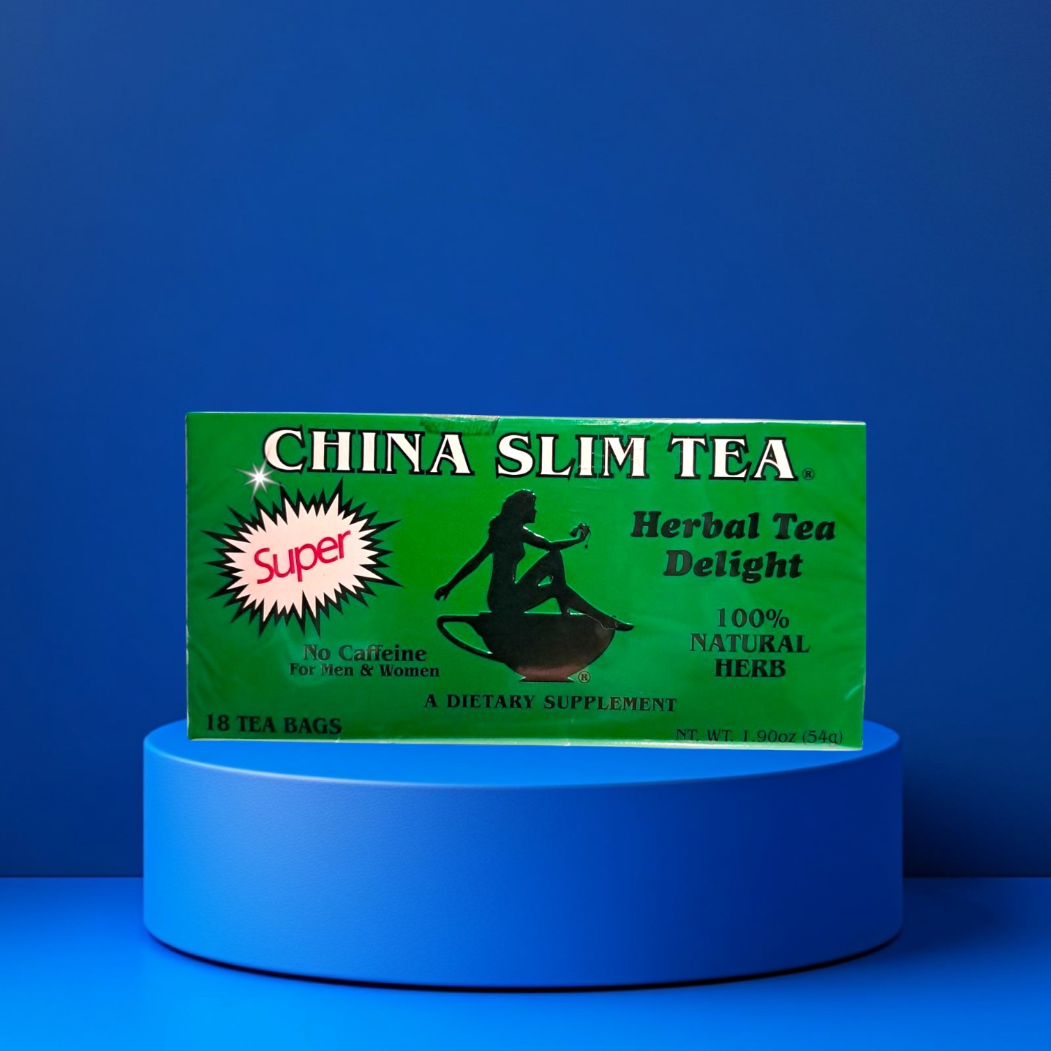 China Slim Tea Super Strength Herbal Tea Delight 18 Tea Bags Total