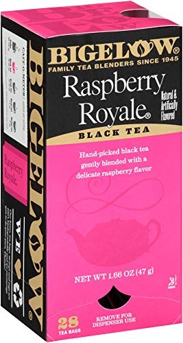Bigelow Raspberry Royale Tea Bags 28-Count Boxes (Pack 28 Count of 6)