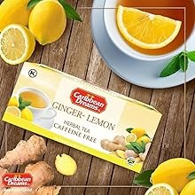 Peppermint Tea, 24 Tea Bags, 100% Natural Peppermint Leaves Tea from Jamaica